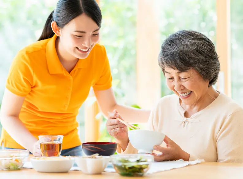 「医療・介護向けの高品質な食事」イメージ